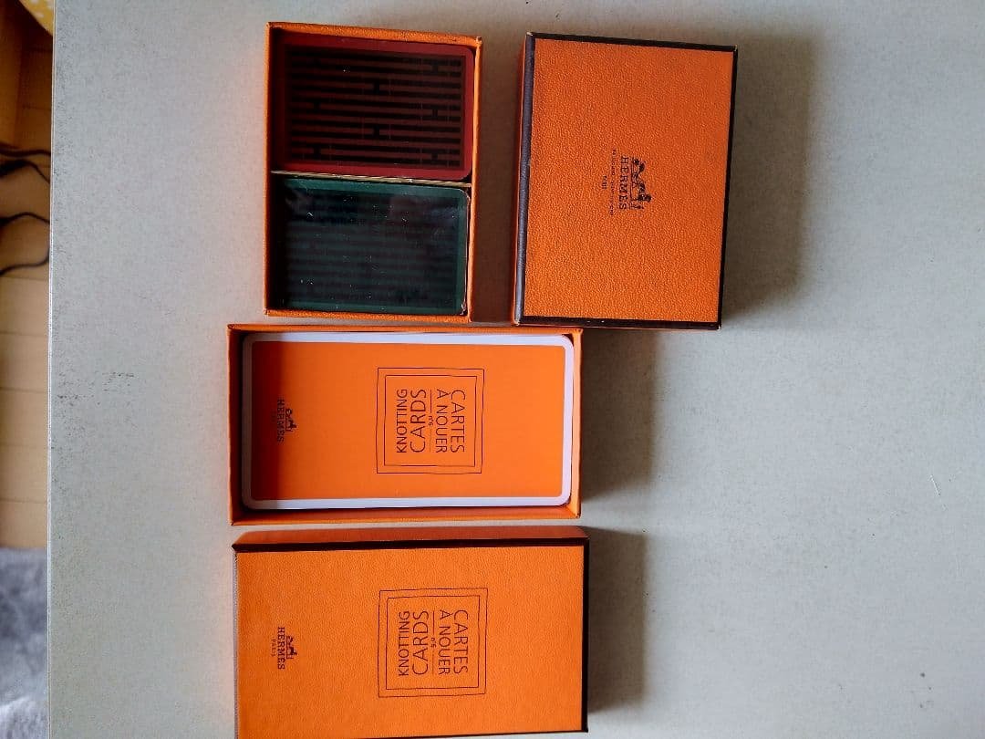 Hermès エルメス　ミニトランプ　ノッティングカード