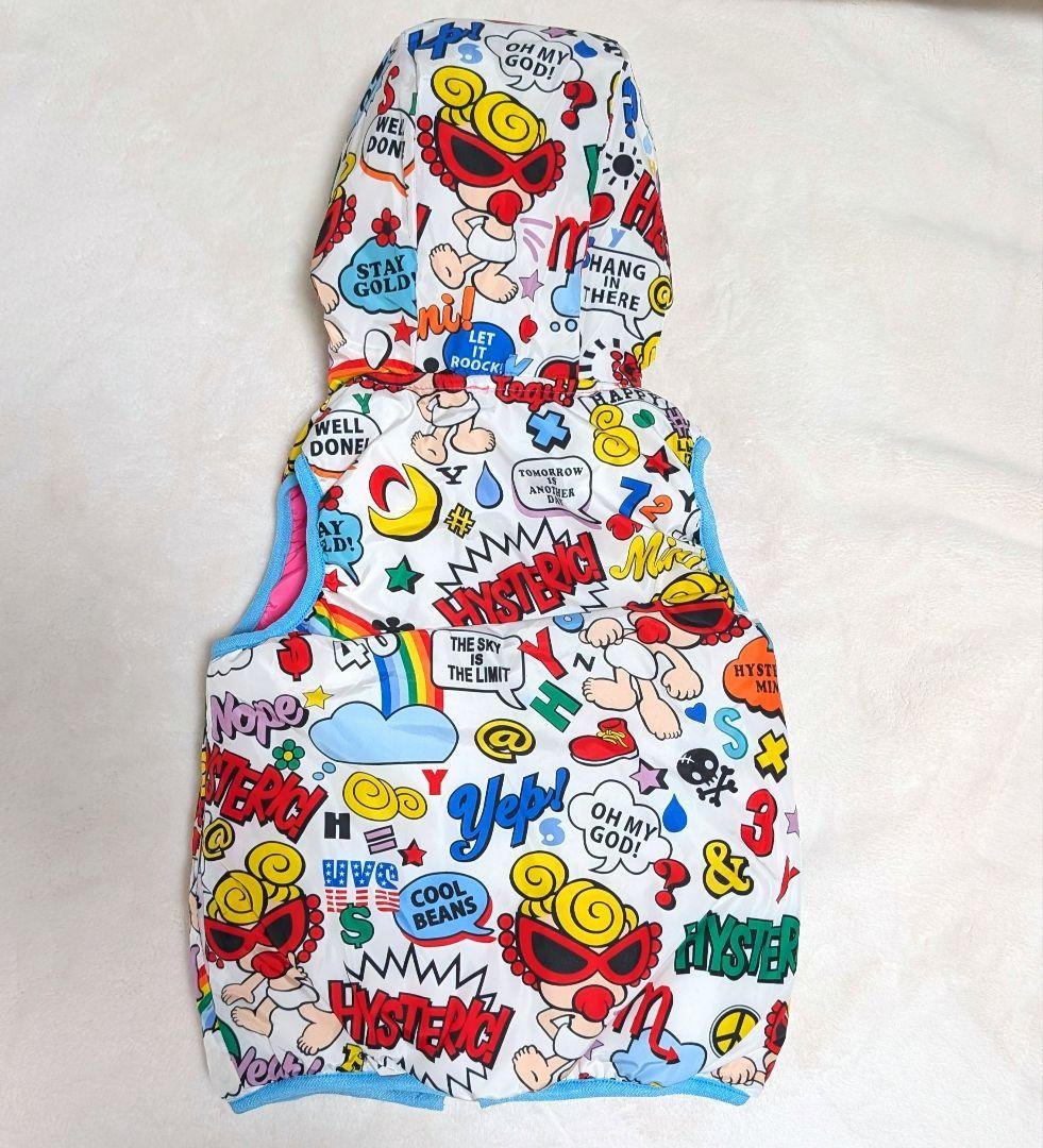 【新品】ヒステリックミニ «90» 総柄 リバーシブル ダウン アウター