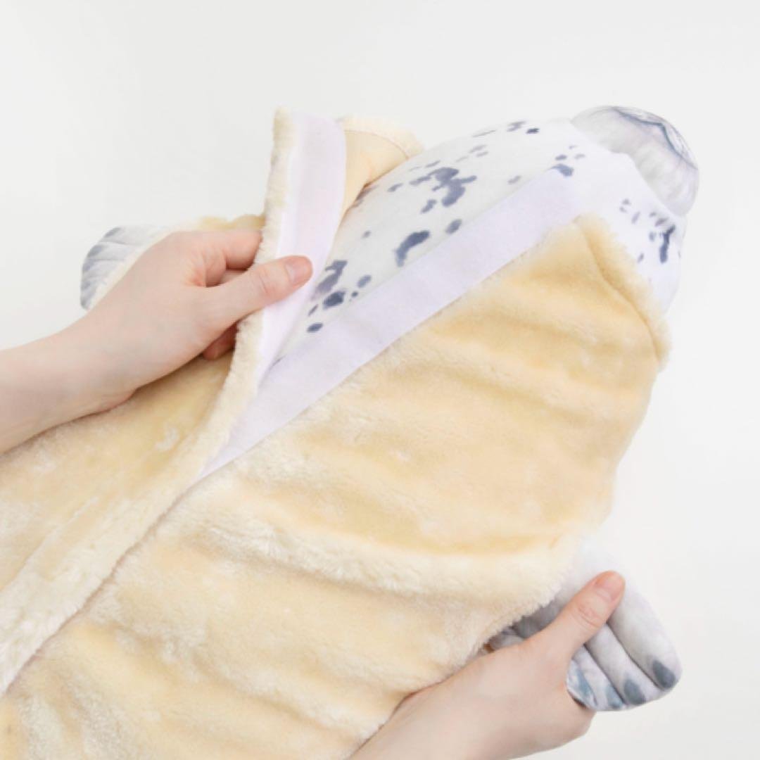 【廃盤品】YOU+MORE! 換毛期　アザラシ　ぬいぐるみ　フェリシモ　東武動物