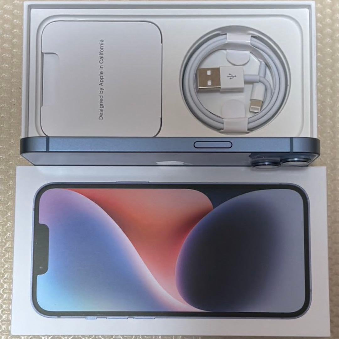バッテリー最大容量100% iPhone14 128GB SIMフリー 本体