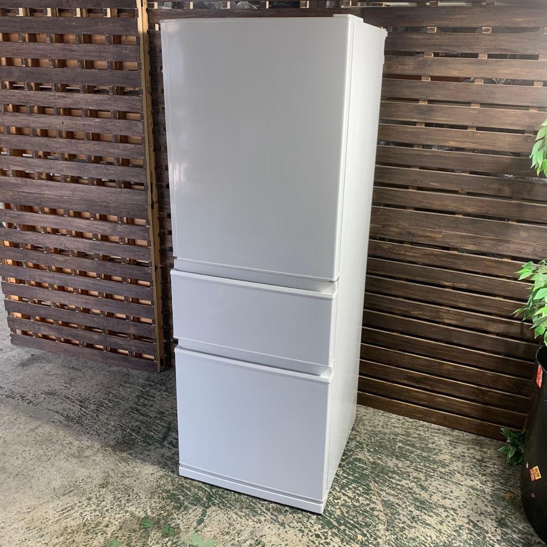 J555 三菱 MR-C33H-W 3ドア冷蔵庫 330L 2022年製