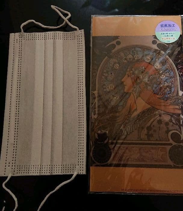美術展グッズ☆マスクケース☆ミュシャ《黄道十二宮》