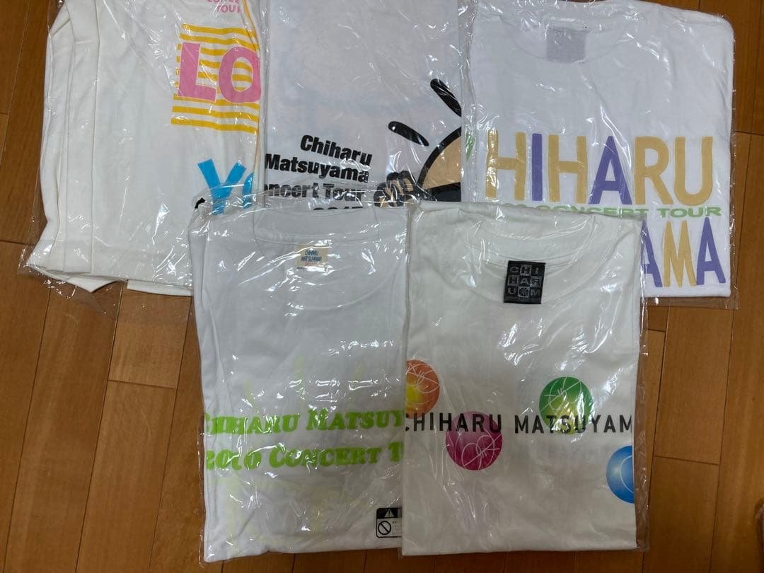 松山千春 コンサート Tシャツ 約２０年間分 ５５枚 すべて新品 未使用品